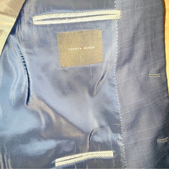 Tommy Hilfiger Blue Plaid Suit - Picture 7 of 9